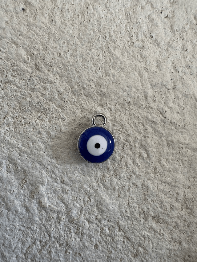 Charm Oeil de protection argenté