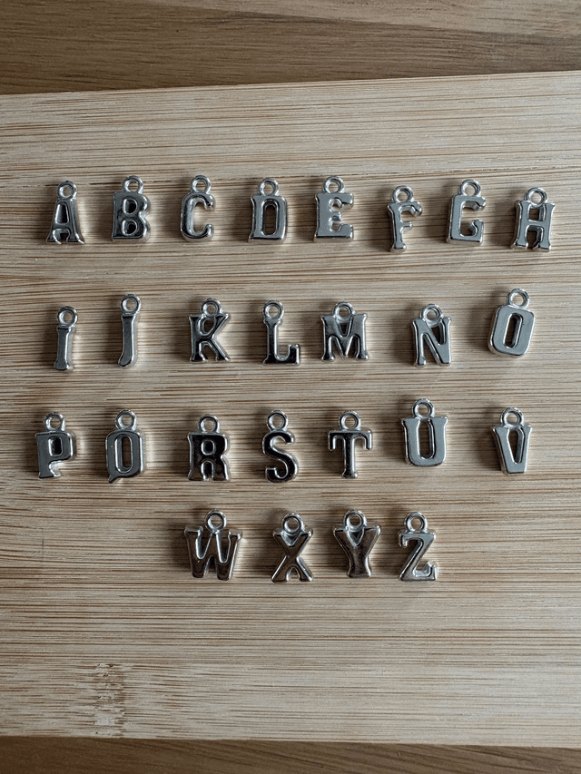 Charm Lettres de l&#039;alphabet